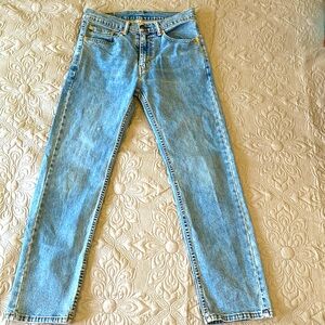 Levi 505 Blue Jeans, straight leg, size 31X30